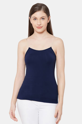 Buy Juliet Cotton Elastane Camisole - Navy Blue at Rs.379 online